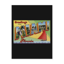 Greetings from Miami Florida Post Cards