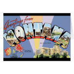 Greetings from Montana Greeting Card