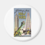 Greetings From New York Fridge Magnets