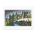 Greetings from Norwich, Connecticut! postcards