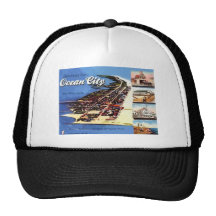 Greetings From Ocean City,With Price Guide, Vintag Trucker Hats