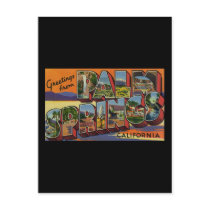 Greetings from Palm Springs California Post Cards