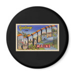 Greetings from Portland Maine magnets