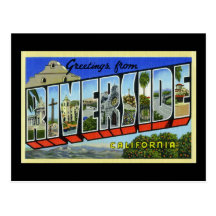 Greetings from Riverside California Post Card