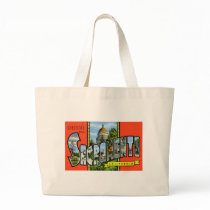 Greetings from Sacramento California Canvas Bags