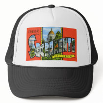 Greetings from Sacramento California Trucker Hat