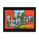 Greetings from Sacramento California postcards