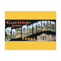 Greetings from San Antonio Postcard