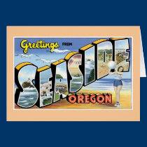 Greetings from Seaside, Oregon cards