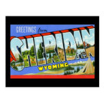 Greetings from Sheridan Wyoming Post Card