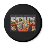 Greetings from Sioux City Iowa magnets