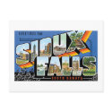 Greetings from Sioux Falls, South Dakota! Retro postcards
