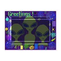 Greetings From Somewhere in the Solar System !!! Postcards