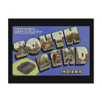 Greetings from South Bend Indiana Postcards