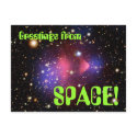 Greetings from SPACE postcards