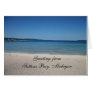 Greetings from Suttons Bay, Michgian Note Card