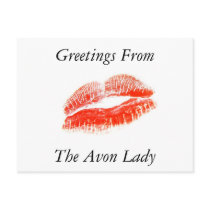 Greetings From The Avon Lady Post Card