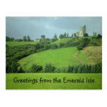 Greetings from the Emerald Isle postcard