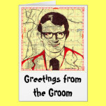 Greetings From the Groom cards