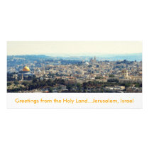 Greetings from the Holy Land, Jersalem card Photo Greeting Card