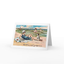 Greetings from the Seaside!  Vintage postcard