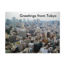 Greetings from Tokyo Postcard