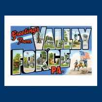 Greetings from Valley Forge, PA postcards