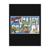 Greetings from Valley Forge Postcard