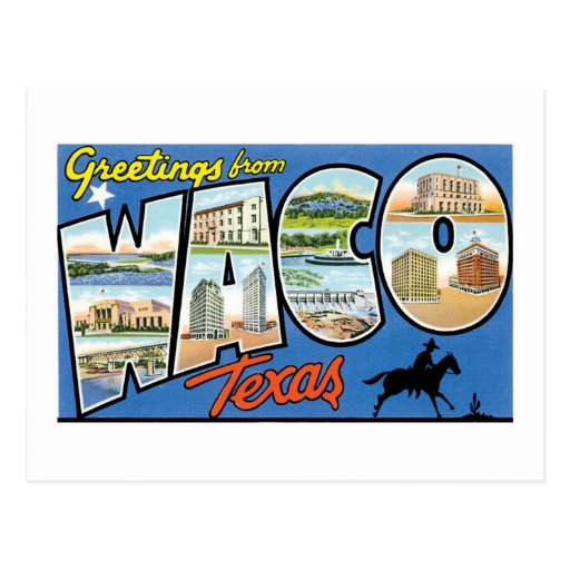 Greetings from Waco, Texas Postcard