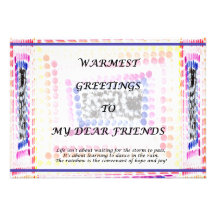 Greetings Personalized Announcement