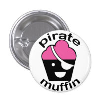 Greg the Pirate Muffin Button