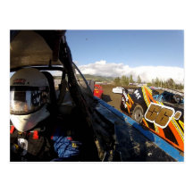 Gregg Racing action photo Post Cards