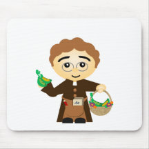Gregor Mendel Mouse Mats