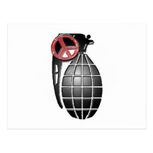 GRENADE OF PEACE POST CARDS