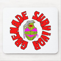 Grenade Survivor Mouse Pads