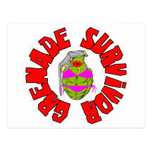Grenade Survivor Postcards