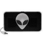 Grey Alien Head Doodle Speaker