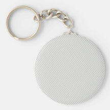 Grey and White Diagonal Stripes Key Chains