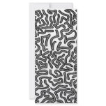 Grey and white noise doodle image graphic rack cards