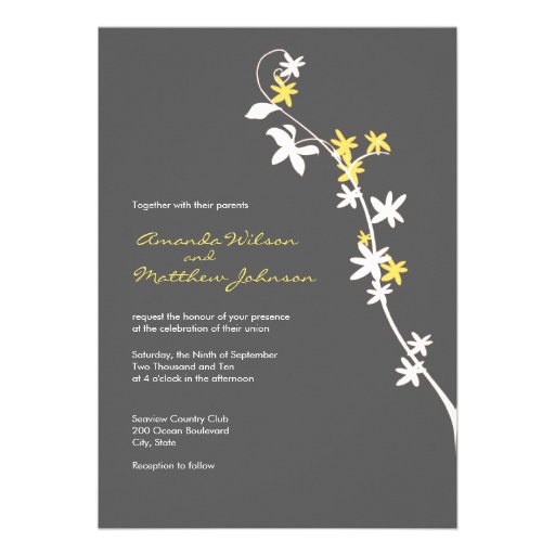 yellow and grey wedding invitations uk grey and yellow wedding invitations 13 cm x 18 cm yellow and grey wedding invitations uk grey and yellow wedding invitations 13 cm x 18 cm