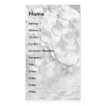Grey Angel Wing. Business Card Template
