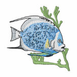 Grey Angelfish embroidered shirts