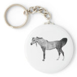 Grey Arabian Keychain