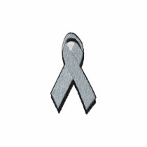 grey awareness ribbon
