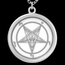 Grey  Baphomet necklaces