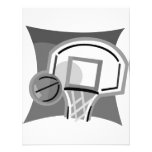Grey Basketball Custom Invites