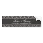 Grey Berry Cluster Anniversary Bumper Sticker bumper stickers