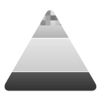 Grey, Black and White Squares Pattern. Sticker