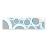 Grey Bubbles Bumper Stickers