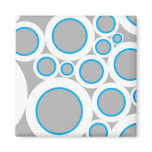 Grey Bubbles Magnets